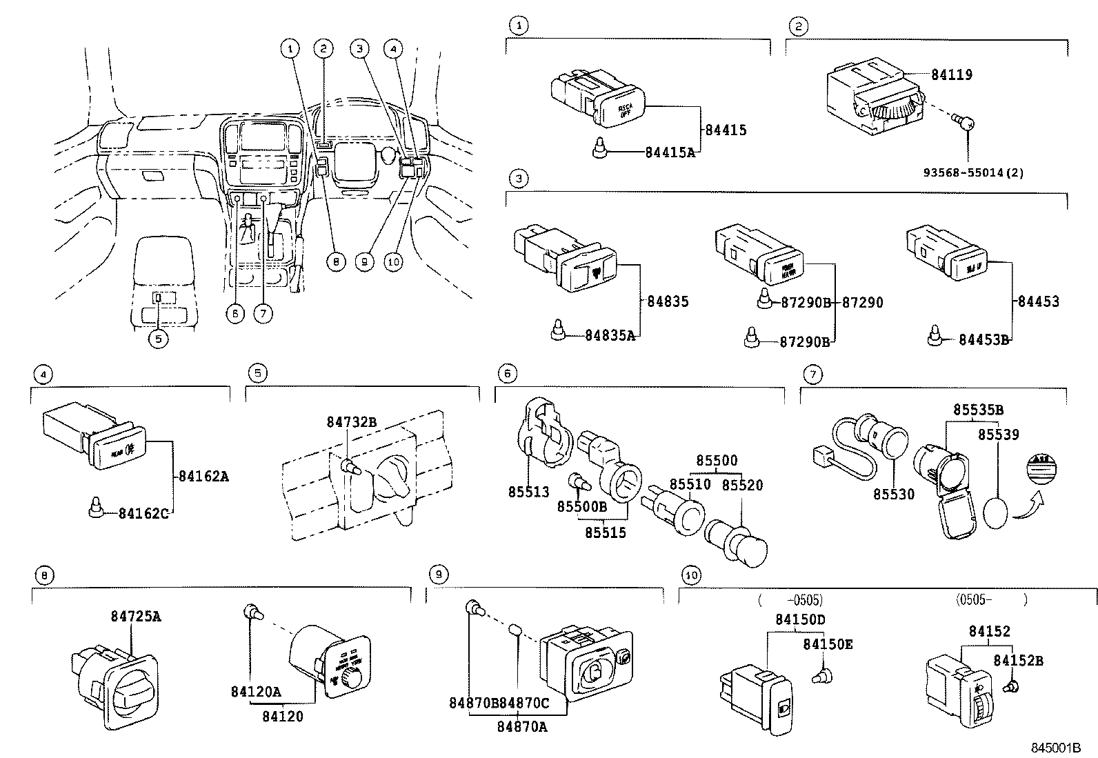  LAND CRUISER 100 |  SWITCH RELAY COMPUTER