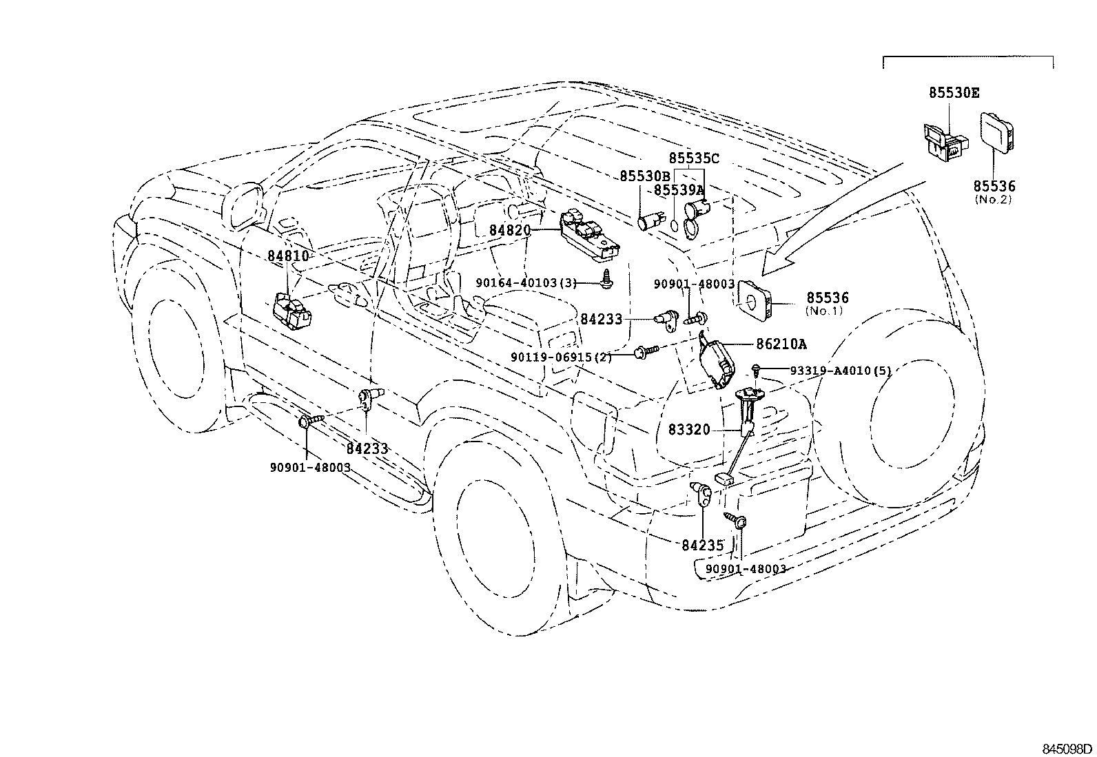  LAND CRUISER PRADO |  SWITCH RELAY COMPUTER