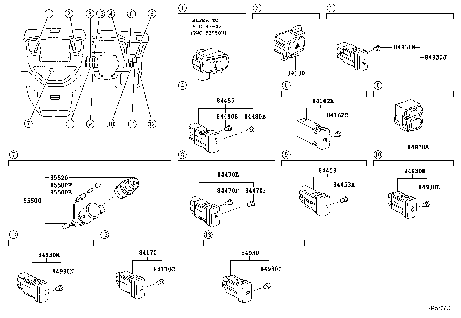  ALPHARD HV |  SWITCH RELAY COMPUTER