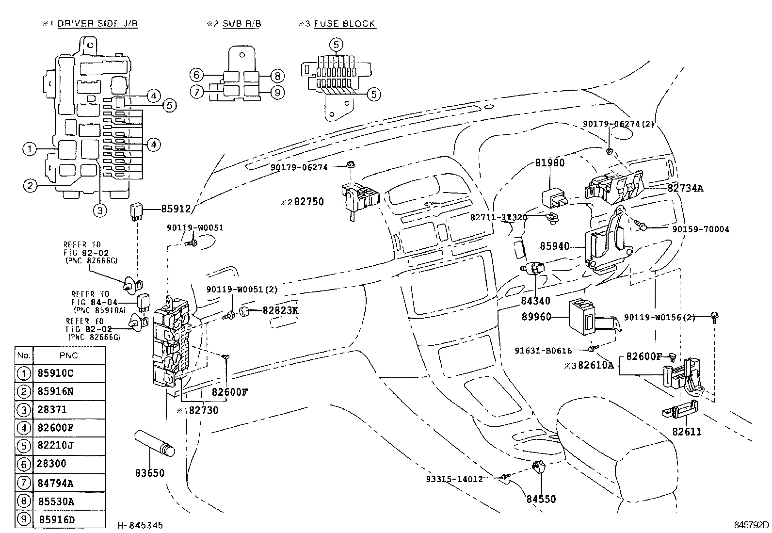  AVENSIS |  SWITCH RELAY COMPUTER