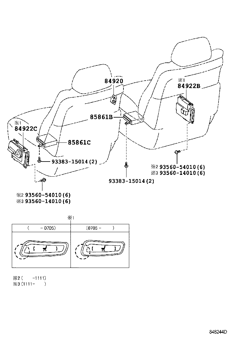  LS460 460L |  SWITCH RELAY COMPUTER