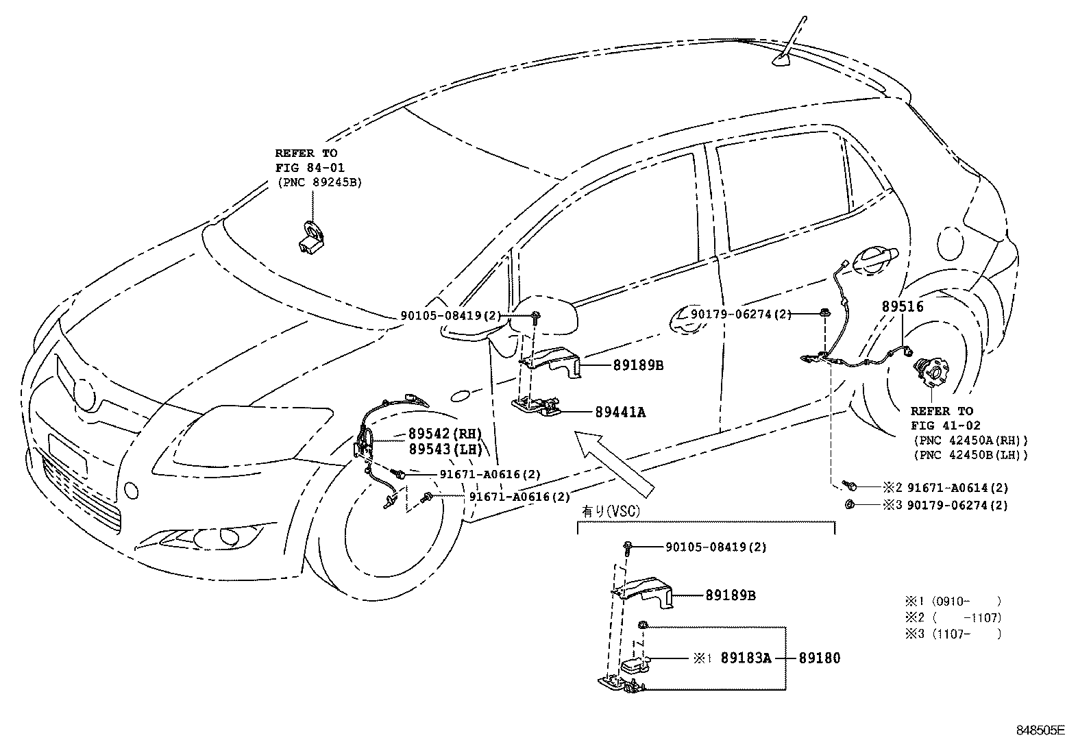  AURIS |  ABS VSC