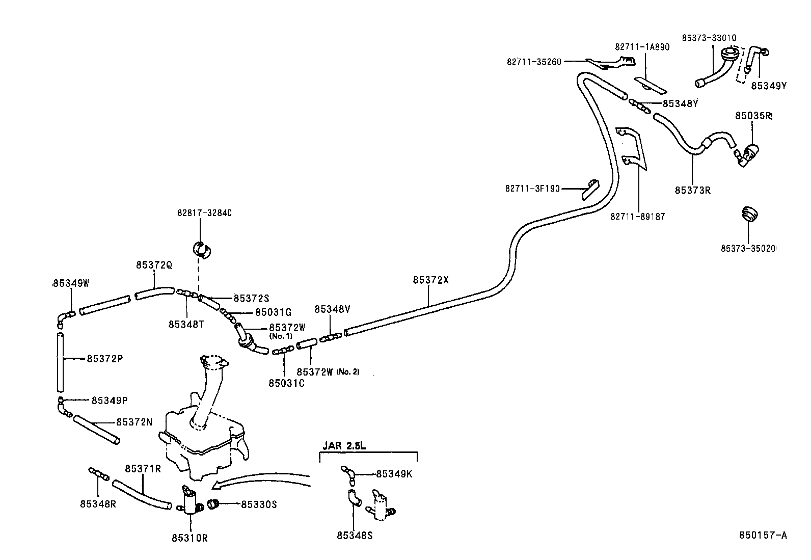  HILUX SURF |  REAR WASHER