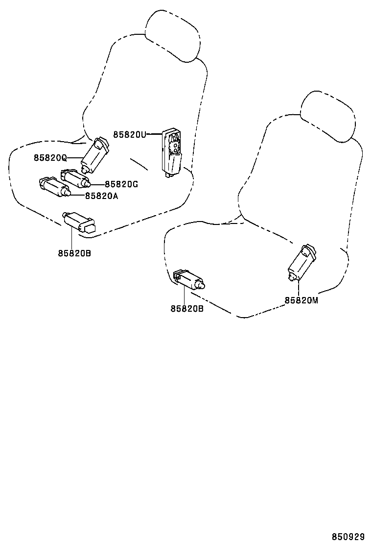 BREVIS |  SEAT MOTOR SEAT HEATER