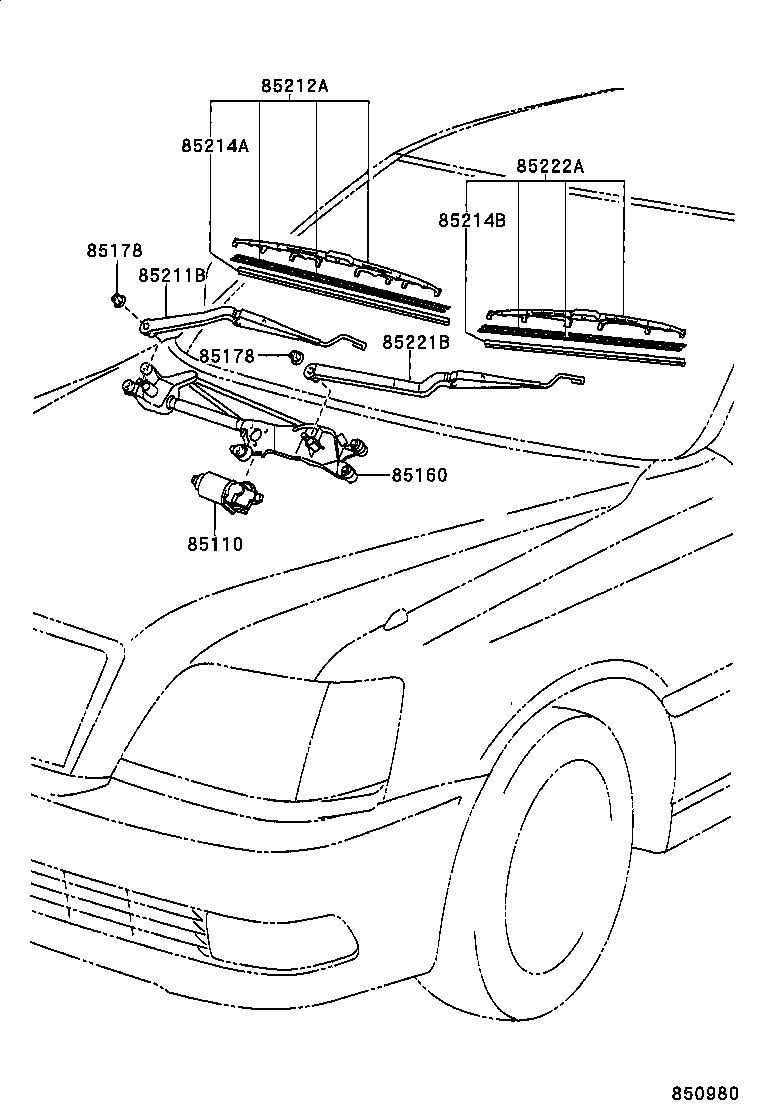  CROWN CROWN MAJESTA |  WINDSHIELD WIPER