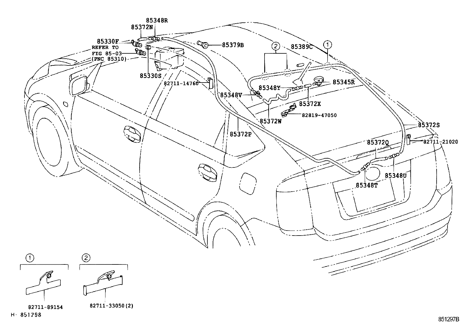  PRIUS |  REAR WASHER