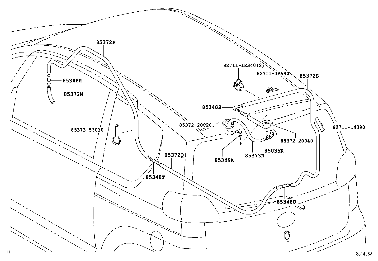  PORTE |  REAR WASHER