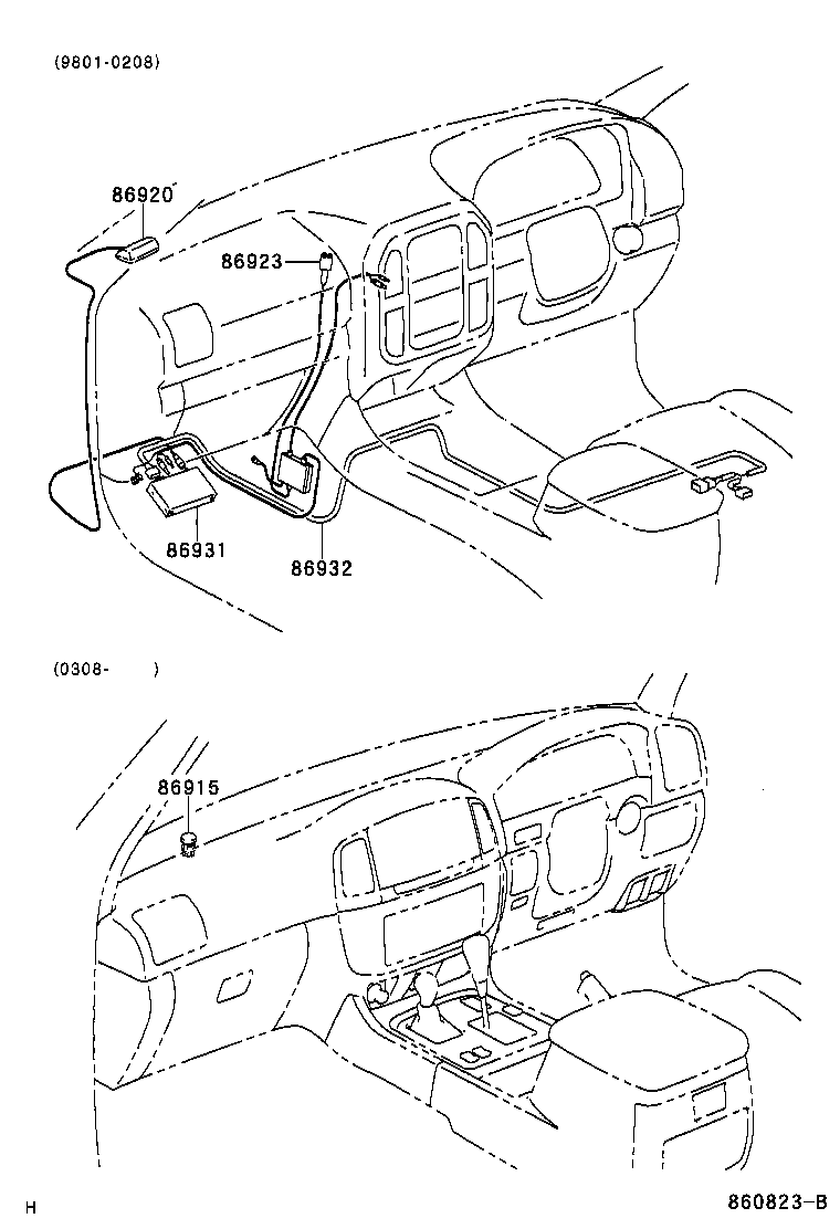  LAND CRUISER 100 |  NAVIGATION FRONT MONITOR DISPLAY