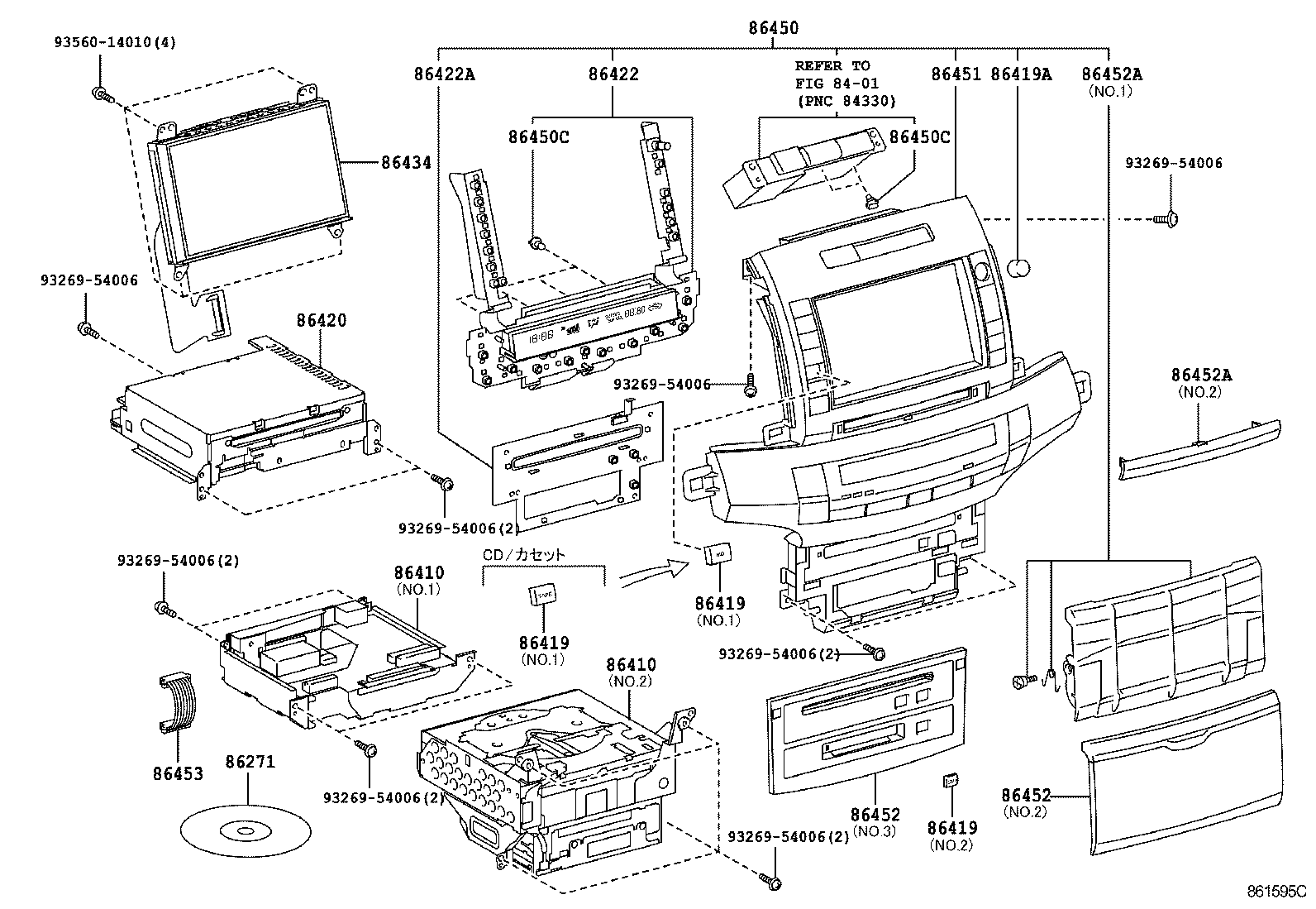  PREMIO ALLION |  NAVIGATION FRONT MONITOR DISPLAY