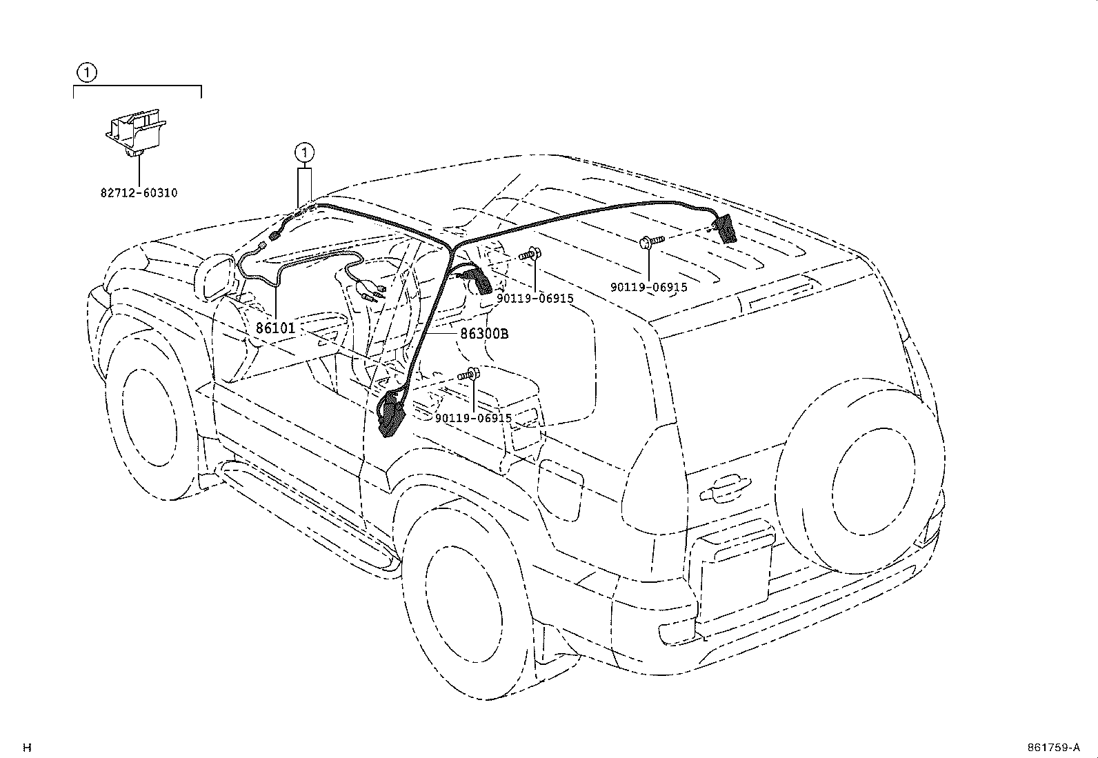  LAND CRUISER PRADO |  ANTENNA