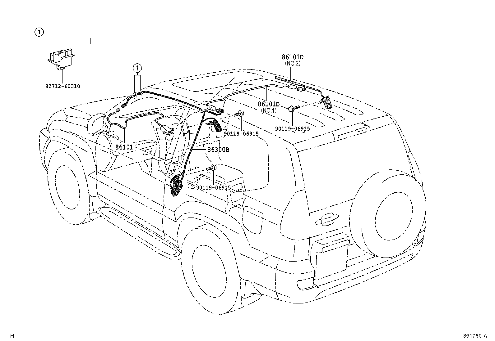  LAND CRUISER PRADO |  ANTENNA