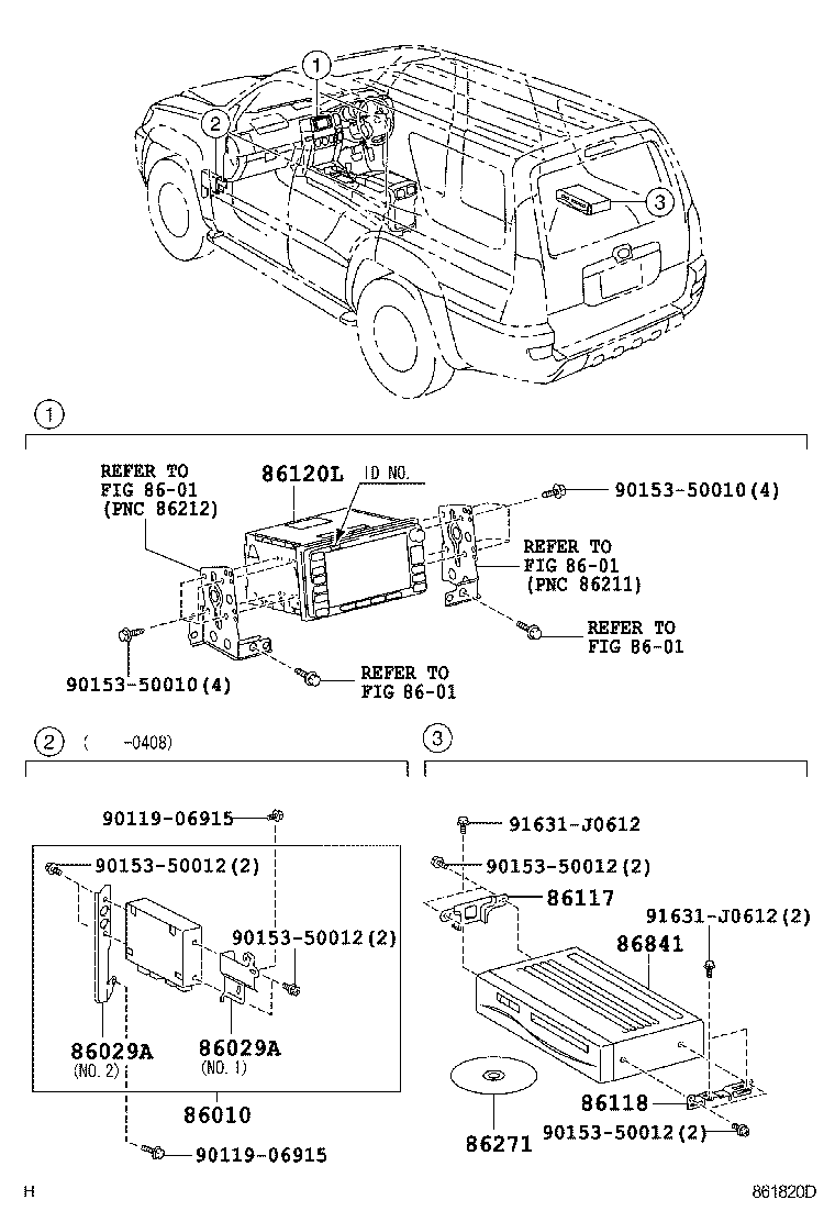  HILUX SURF |  NAVIGATION FRONT MONITOR DISPLAY