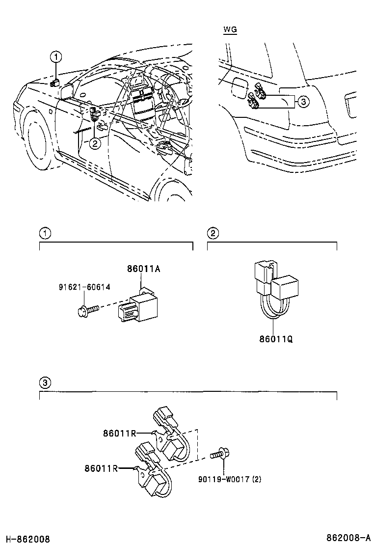  AVENSIS |  RADIO RECEIVER AMPLIFIER CONDENSER