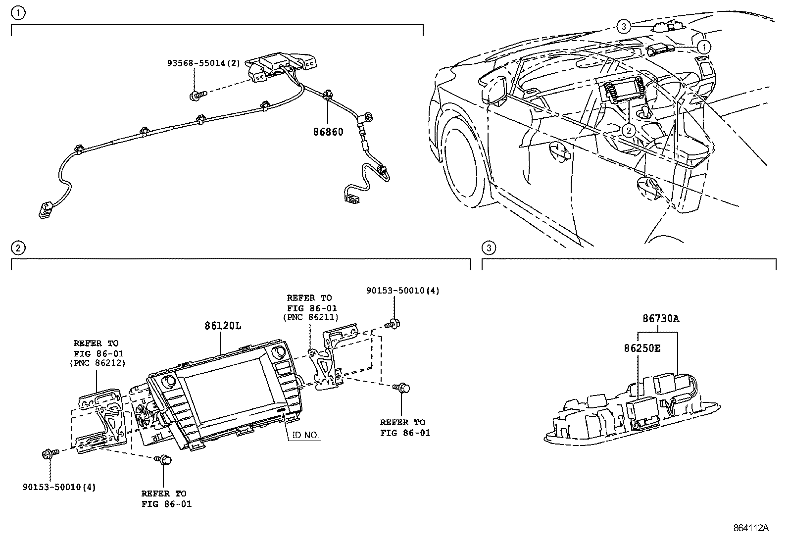  PRIUS PLUG IN LEASE |  NAVIGATION FRONT MONITOR DISPLAY