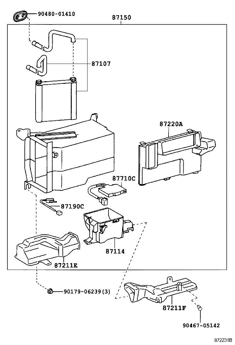  LITE TOWNACE NOAH V |  HEATING AIR CONDITIONING HEATER UNIT BLOWER