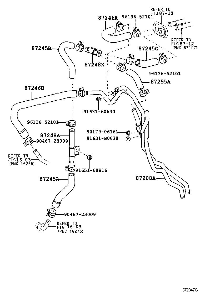 LAND CRUISER 100 |  HEATING AIR CONDITIONING WATER PIPING