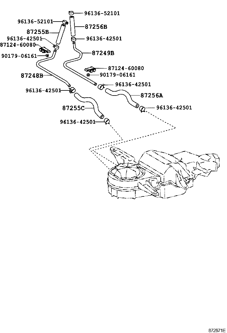 LAND CRUISER 100 |  HEATING AIR CONDITIONING WATER PIPING