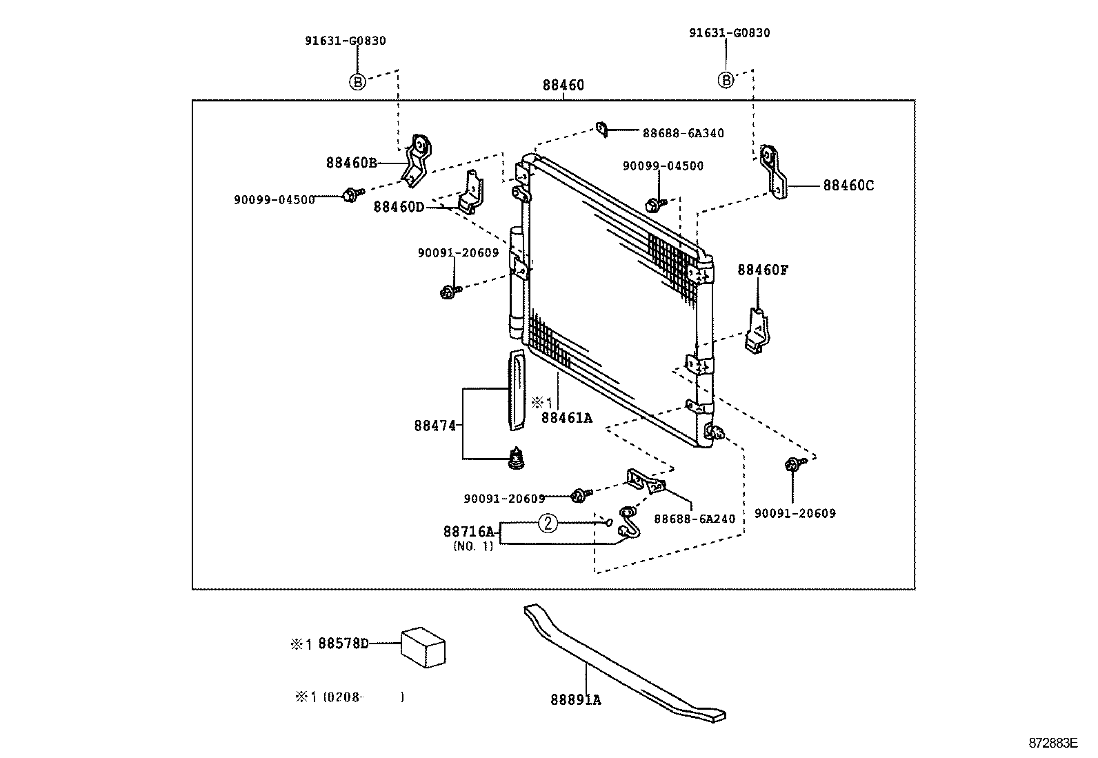 LAND CRUISER 100 |  HEATING AIR CONDITIONING COOLER PIPING