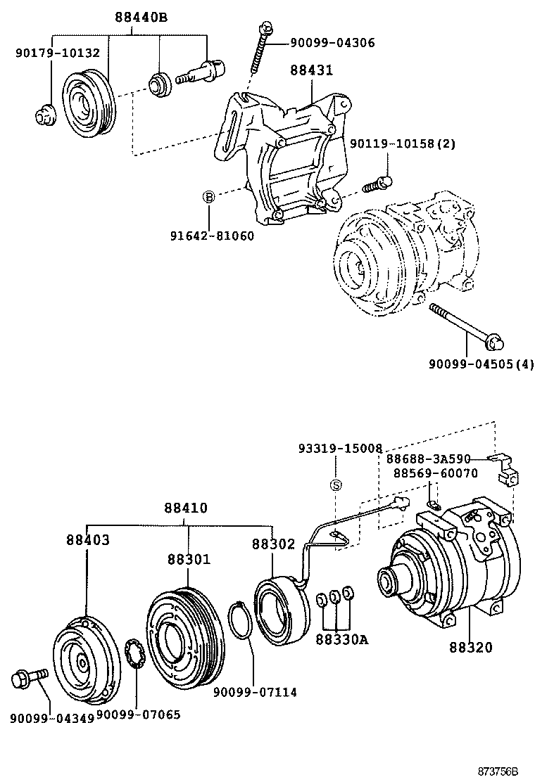  CROWN CROWN MAJESTA |  HEATING AIR CONDITIONING COMPRESSOR