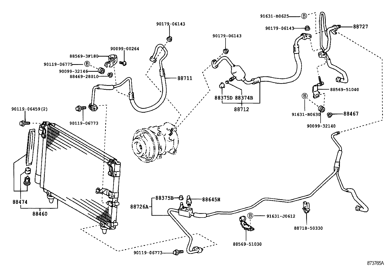  CROWN CROWN MAJESTA |  HEATING AIR CONDITIONING COOLER PIPING