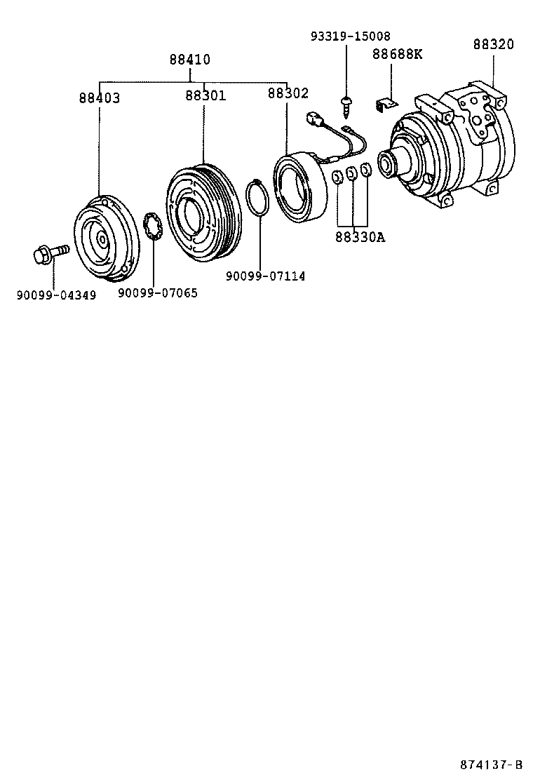  DYNA TOYOACE |  HEATING AIR CONDITIONING COMPRESSOR