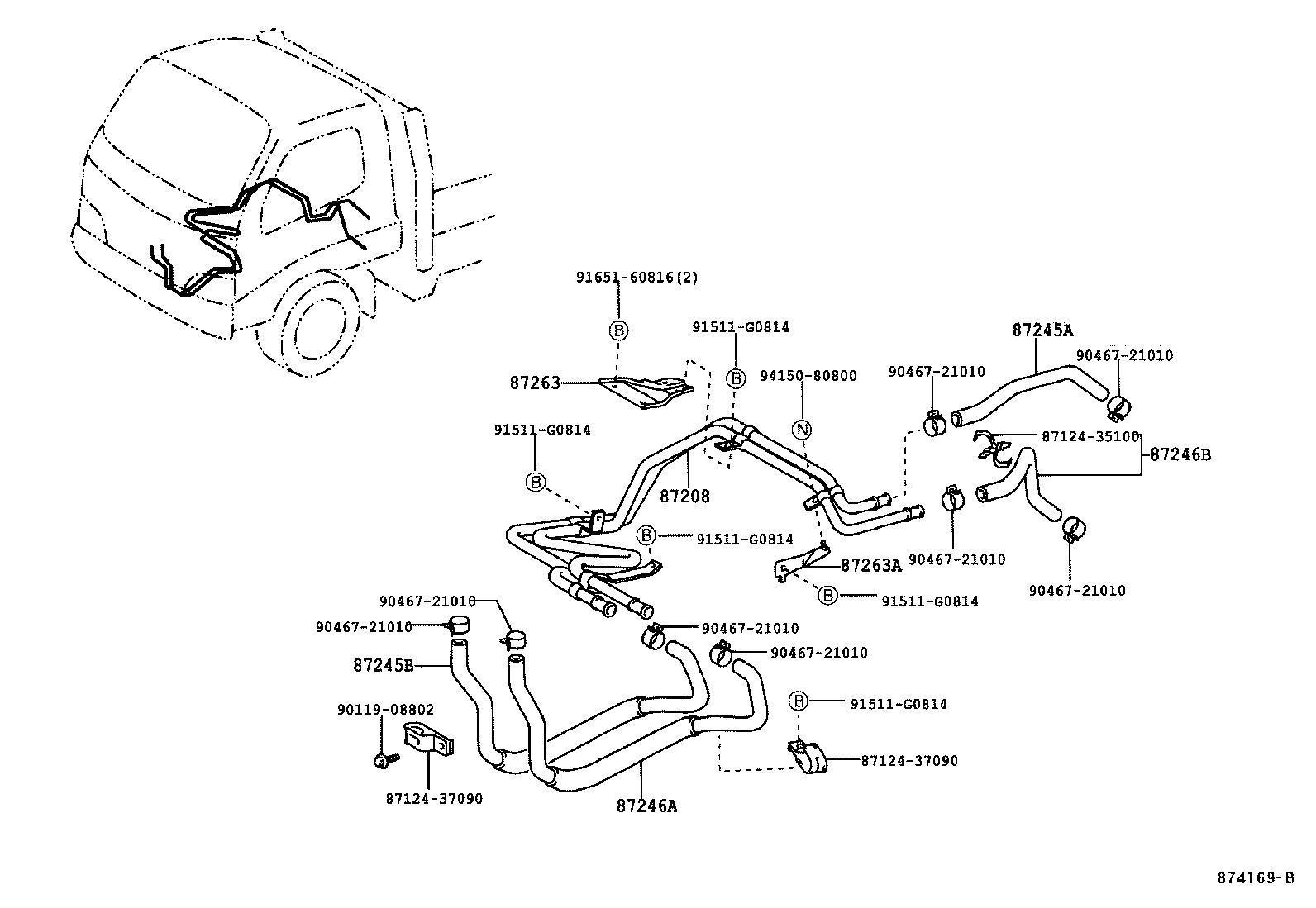  DYNA TOYOACE |  HEATING AIR CONDITIONING WATER PIPING