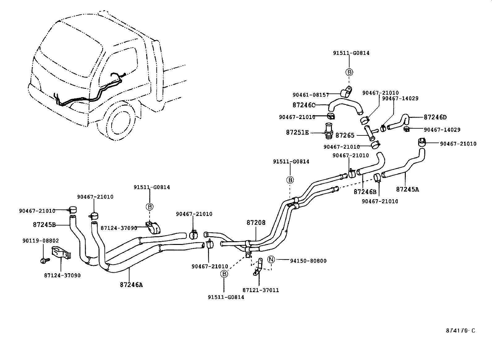  DYNA TOYOACE |  HEATING AIR CONDITIONING WATER PIPING