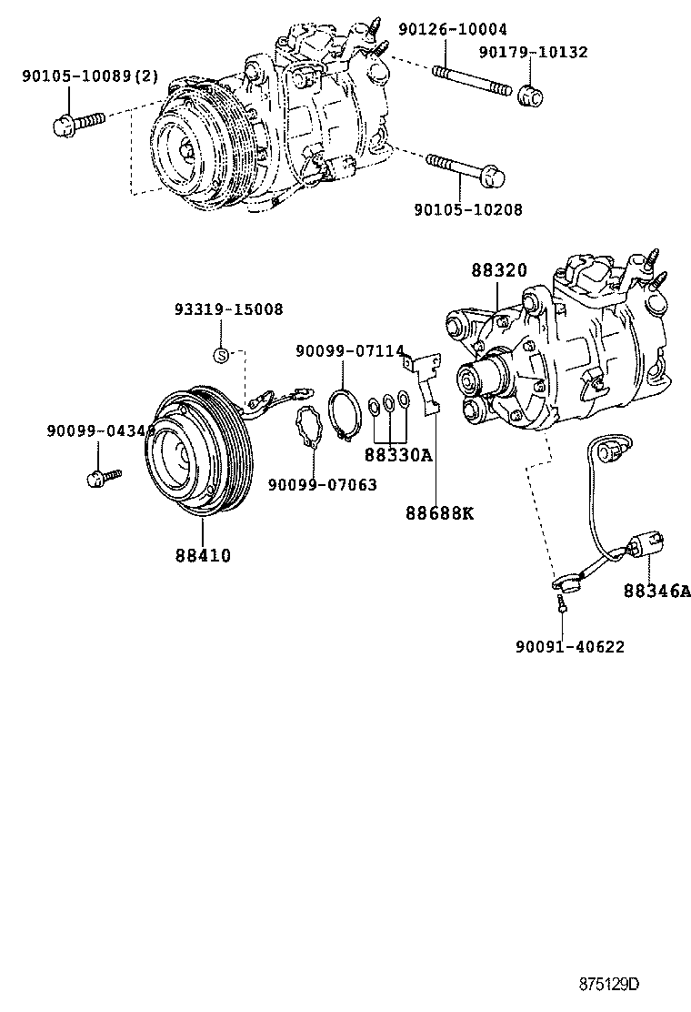  CROWN CROWN MAJESTA |  HEATING AIR CONDITIONING COMPRESSOR