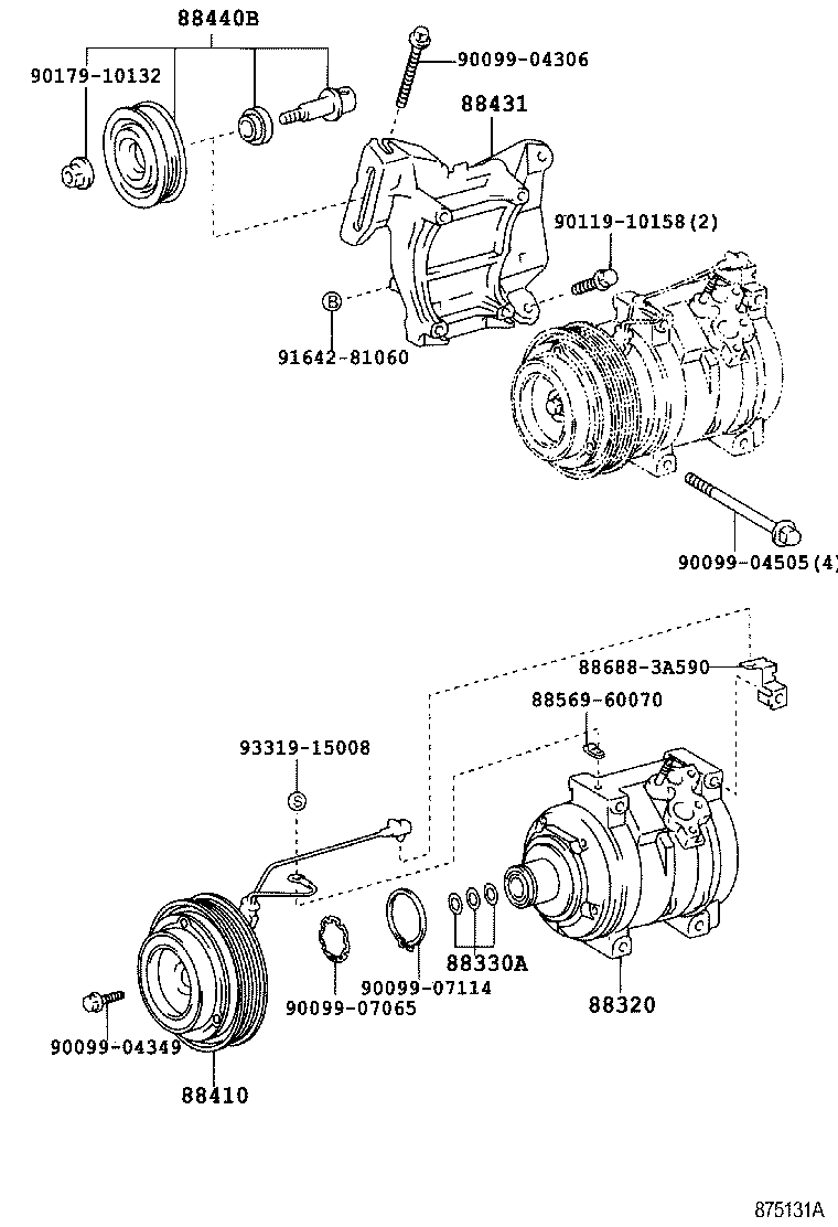  CROWN CROWN MAJESTA |  HEATING AIR CONDITIONING COMPRESSOR