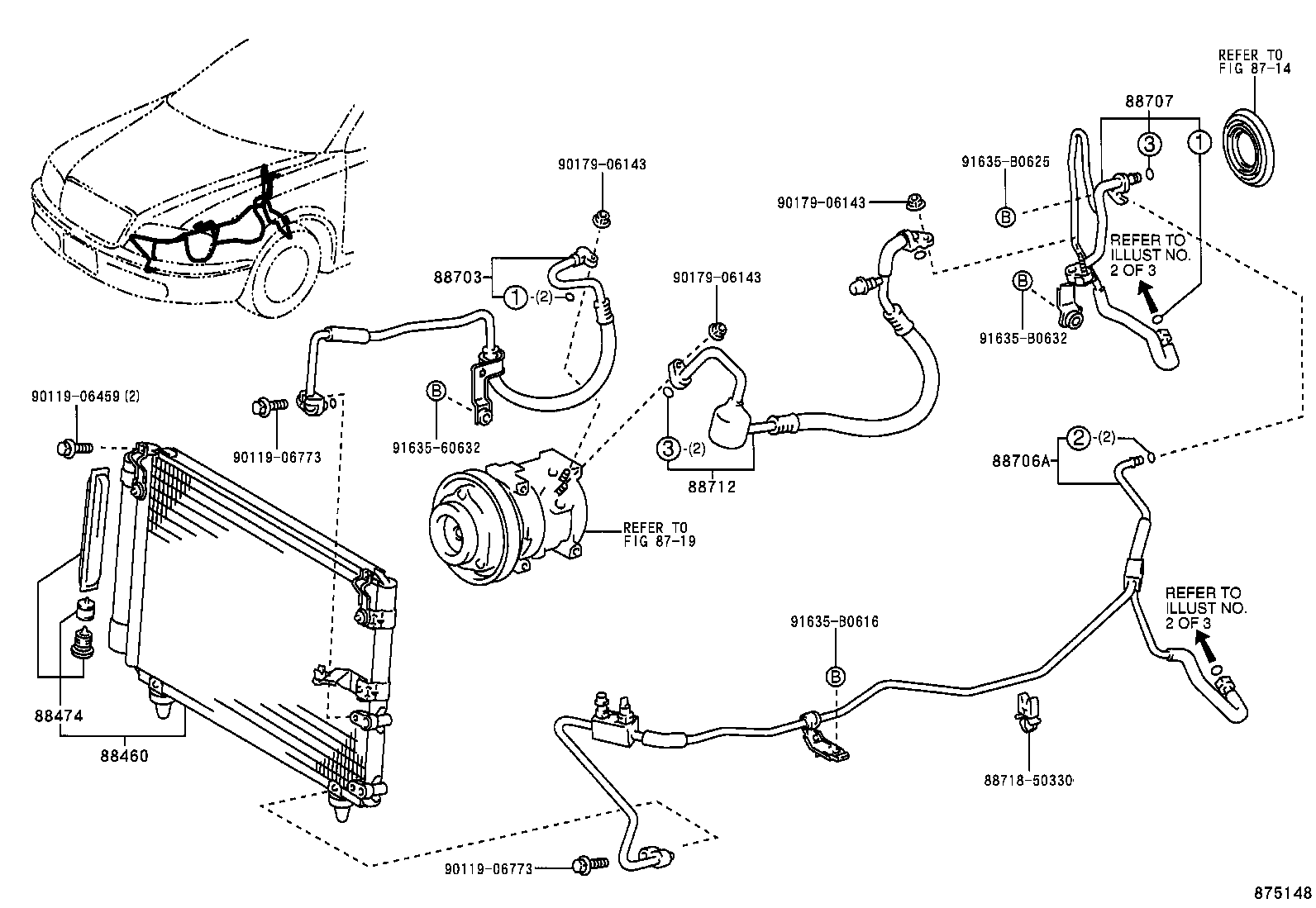  CROWN CROWN MAJESTA |  HEATING AIR CONDITIONING COOLER PIPING