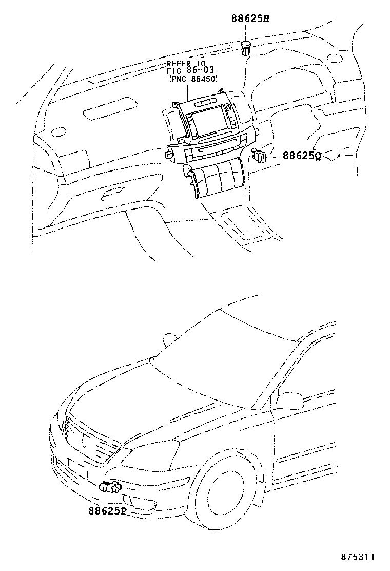  PREMIO ALLION |  HEATING AIR CONDITIONING CONTROL AIR DUCT