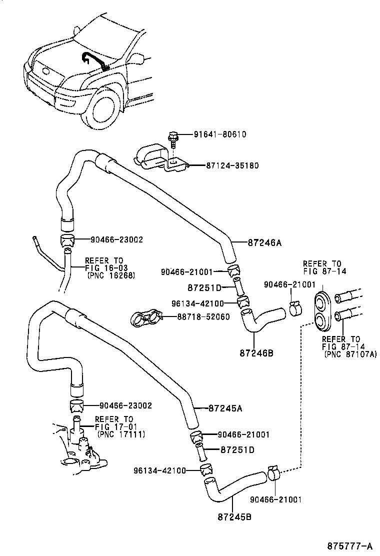  LAND CRUISER PRADO |  HEATING AIR CONDITIONING WATER PIPING