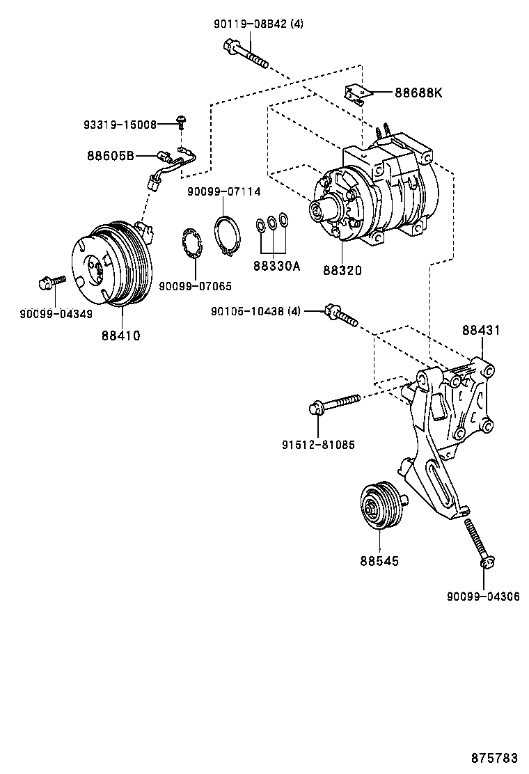  LAND CRUISER PRADO |  HEATING AIR CONDITIONING COMPRESSOR