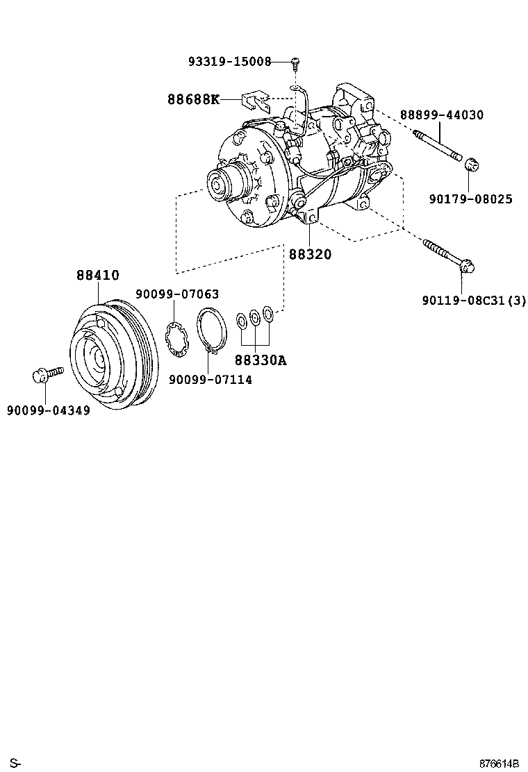  CROWN MAJESTA |  HEATING AIR CONDITIONING COMPRESSOR
