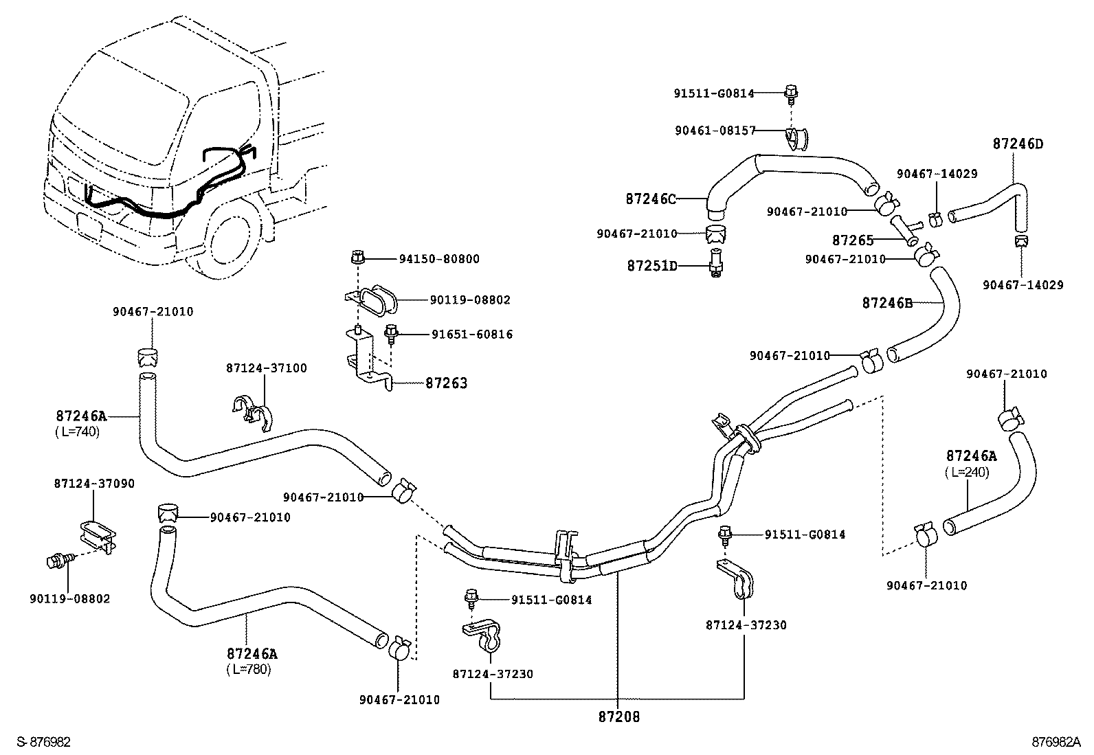  DYNA TOYOACE |  HEATING AIR CONDITIONING WATER PIPING