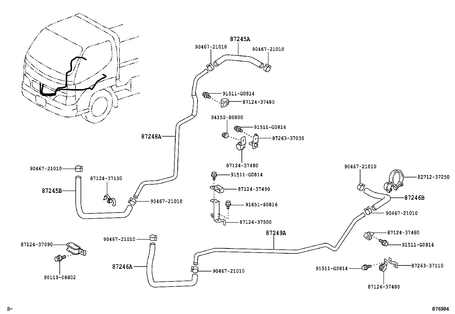  DYNA TOYOACE |  HEATING AIR CONDITIONING WATER PIPING