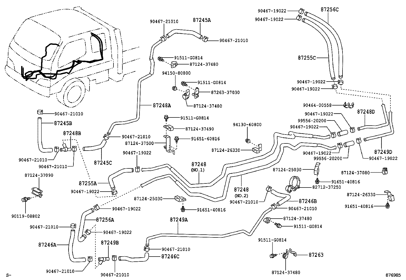  DYNA TOYOACE |  HEATING AIR CONDITIONING WATER PIPING
