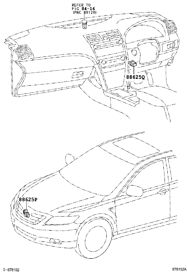  CAMRY |  HEATING AIR CONDITIONING CONTROL AIR DUCT