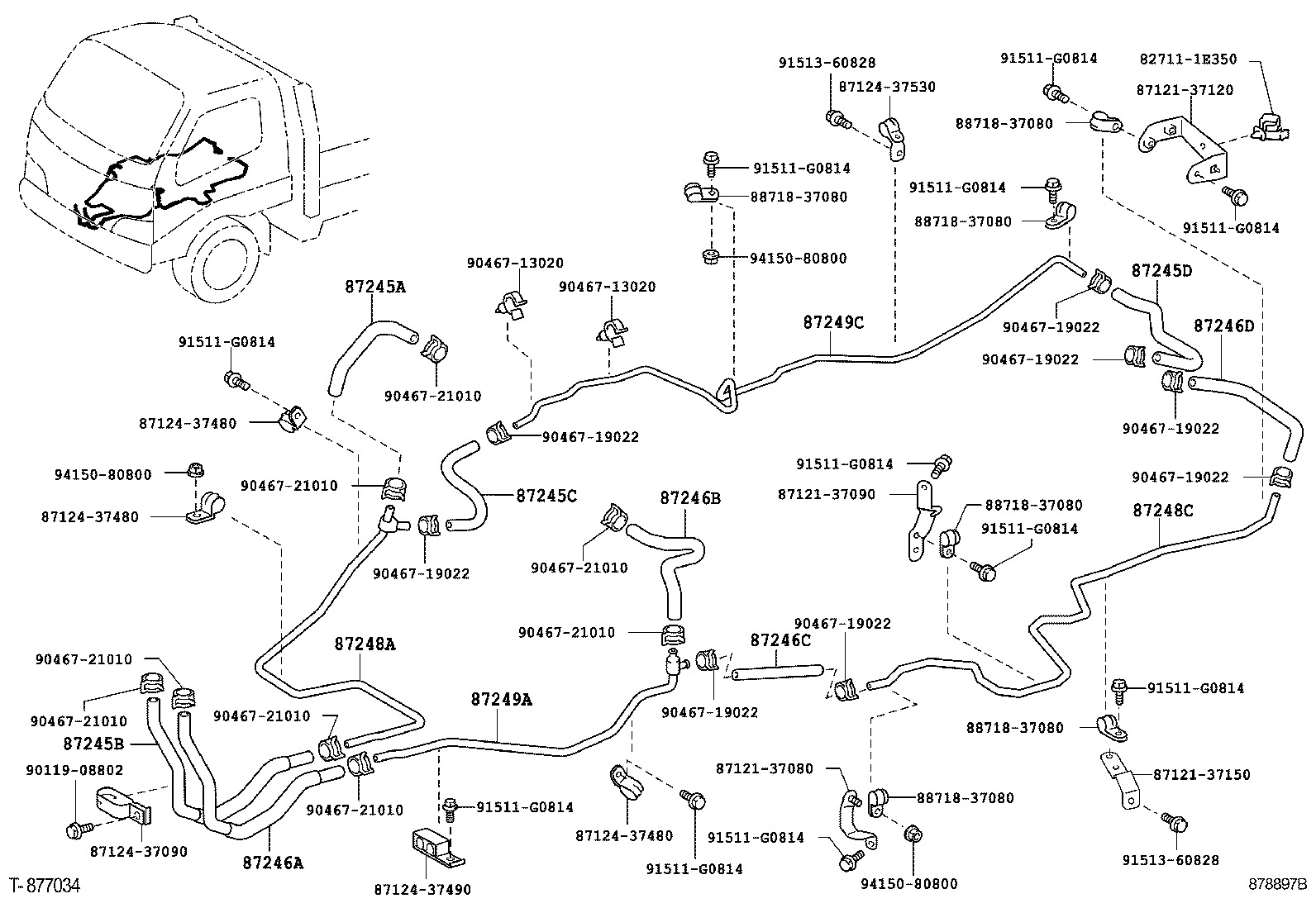  DYNA TOYOACE |  HEATING AIR CONDITIONING WATER PIPING