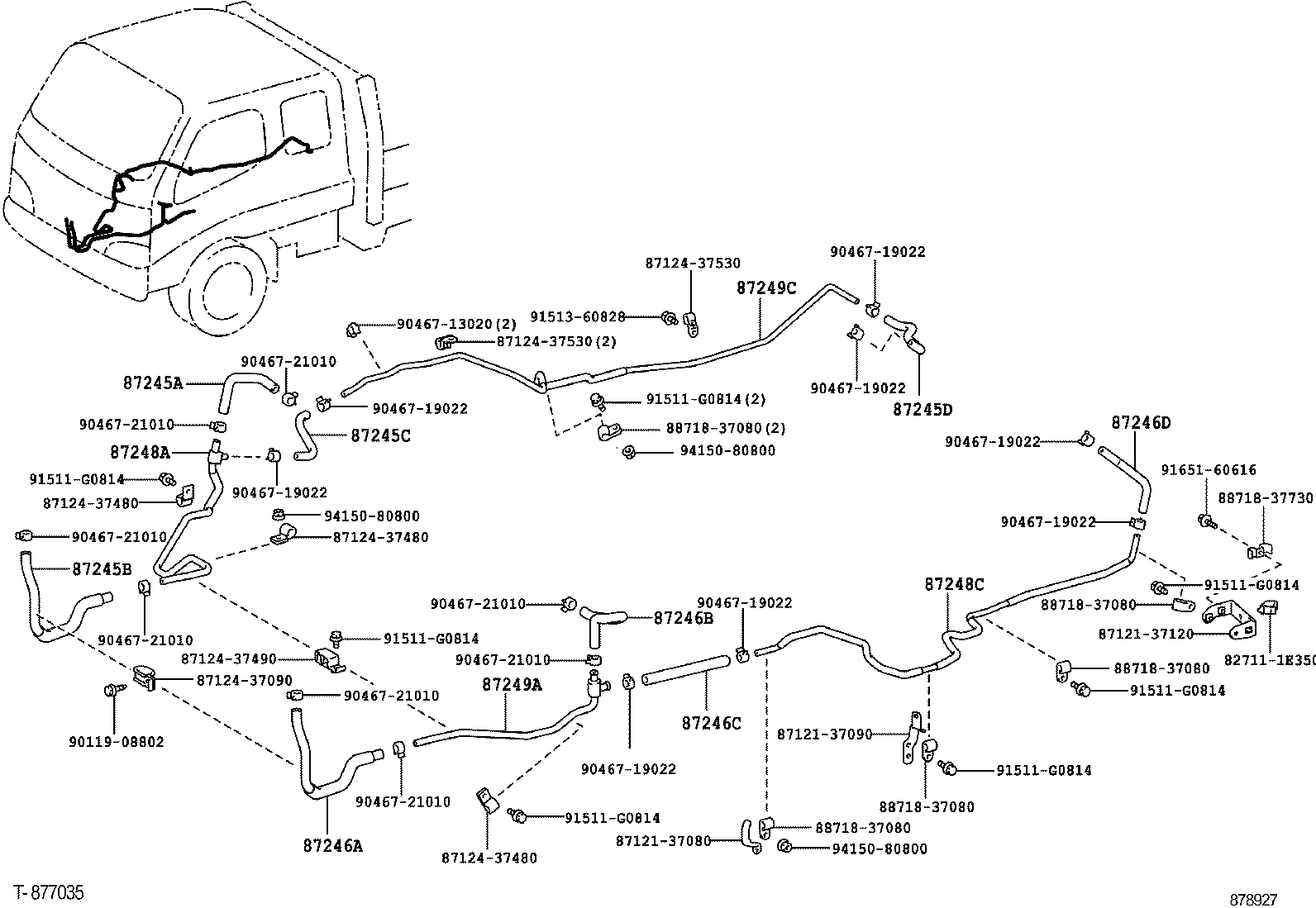  DYNA TOYOACE |  HEATING AIR CONDITIONING WATER PIPING