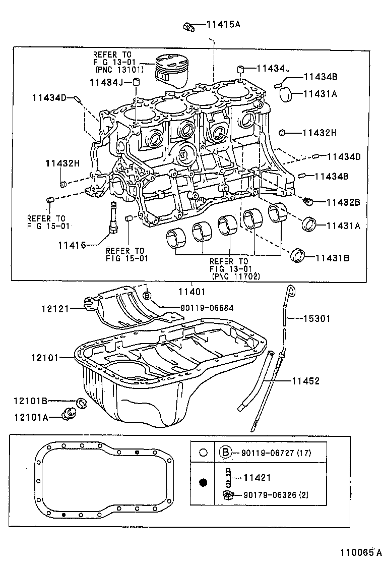  CARINA ED |  CYLINDER BLOCK