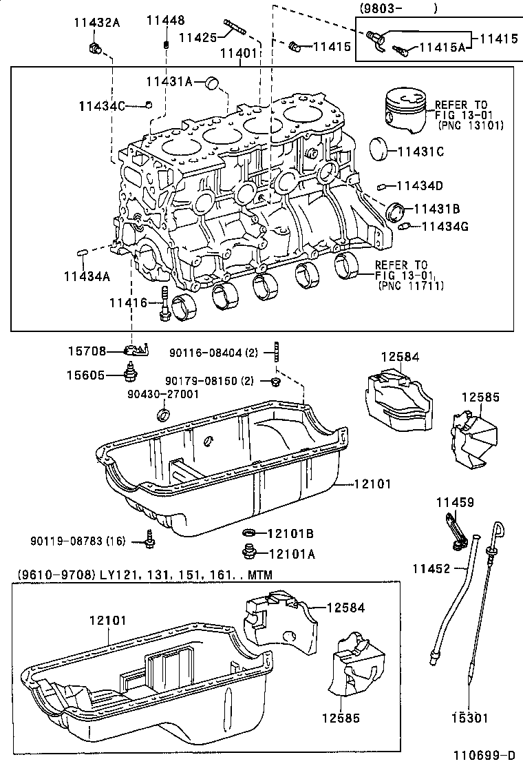  DYNA 150 TOYOACE G15 |  CYLINDER BLOCK