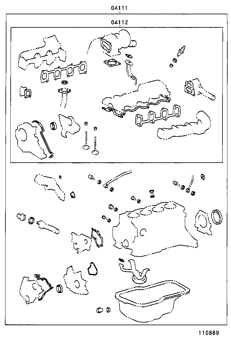  CAMRY VISTA |  ENGINE OVERHAUL GASKET KIT