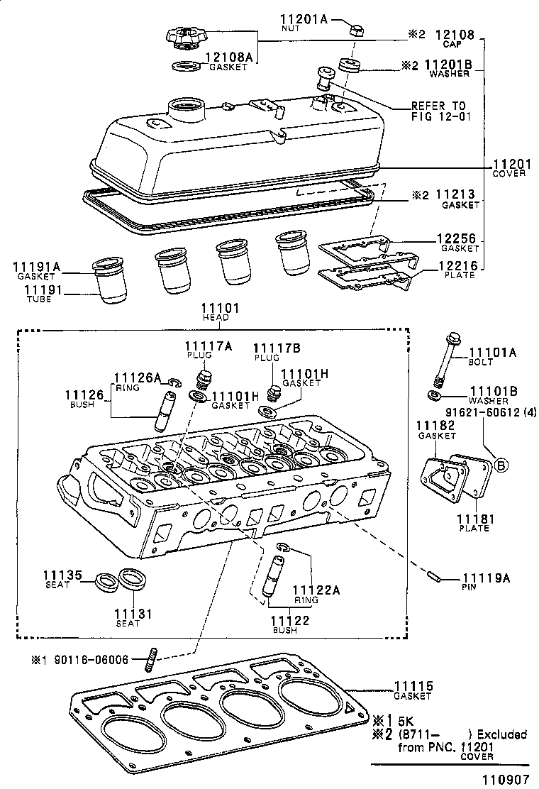  LITE TOWNACE TRUCK |  CYLINDER HEAD