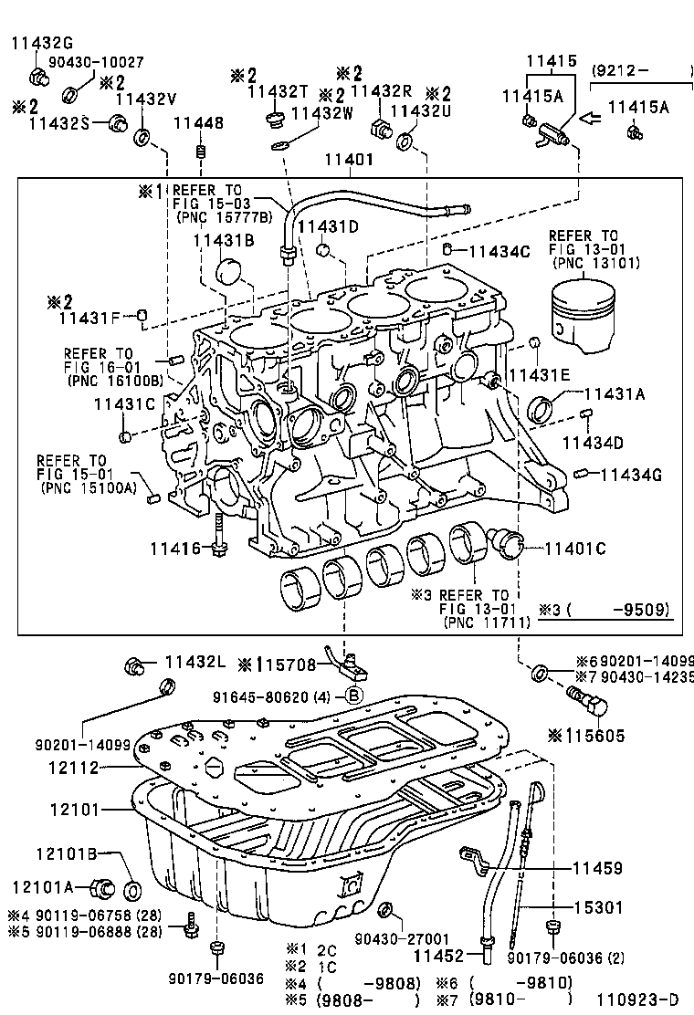  LITE TOWNACE TRUCK |  CYLINDER BLOCK