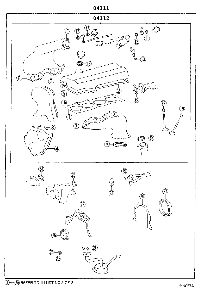  GAIA |  ENGINE OVERHAUL GASKET KIT