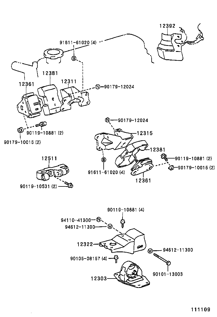  DYNA 150 TOYOACE G15 |  MOUNTING