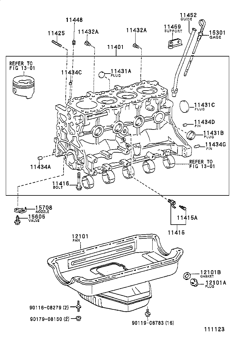  CROWN |  CYLINDER BLOCK