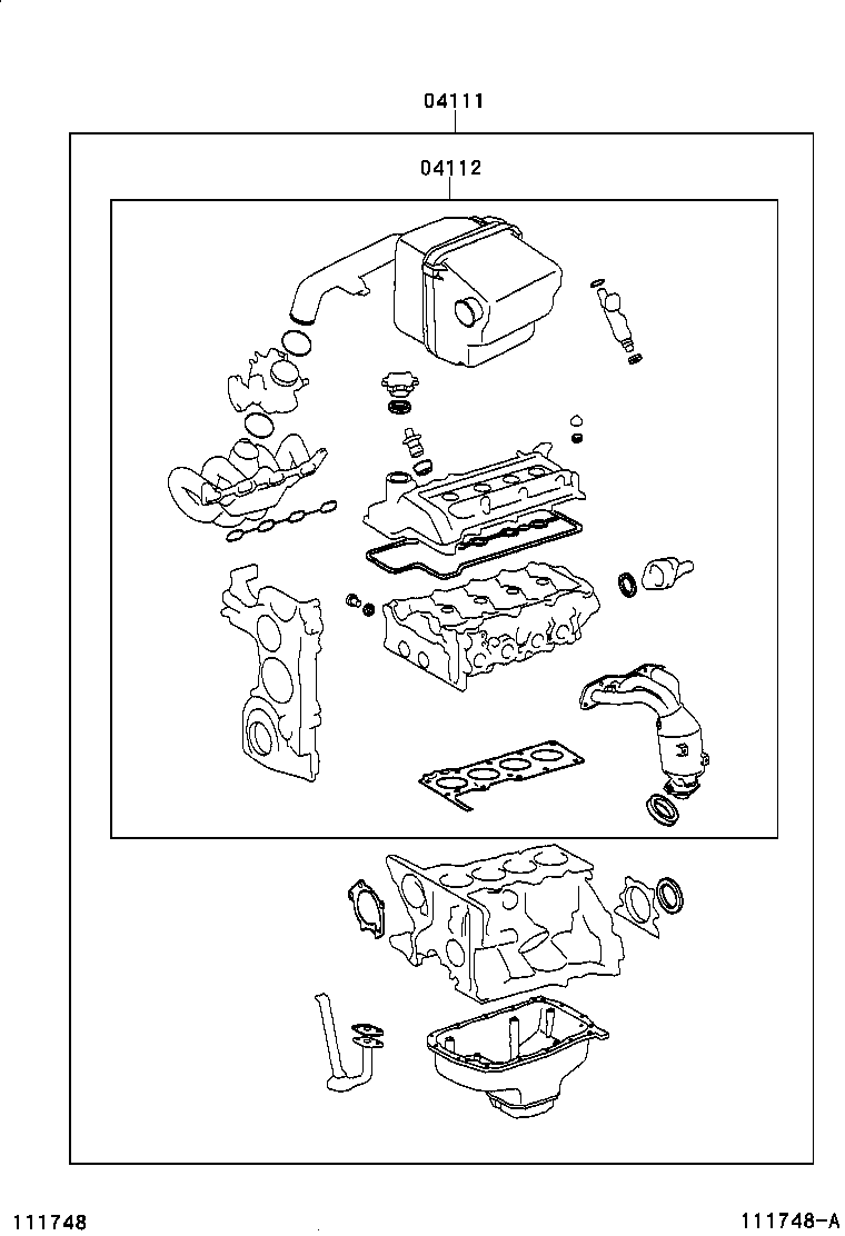  DUET |  ENGINE OVERHAUL GASKET KIT