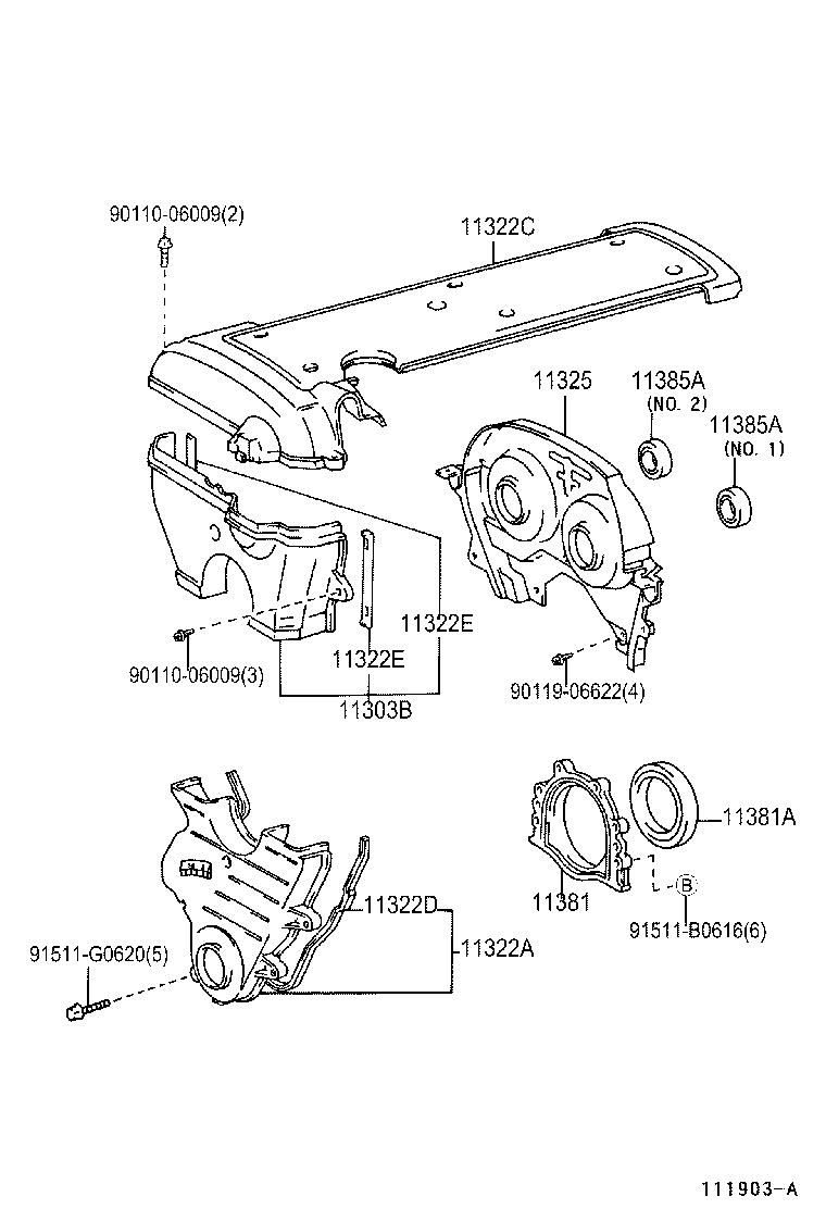 VEROSSA |  TIMING GEAR COVER REAR END PLATE